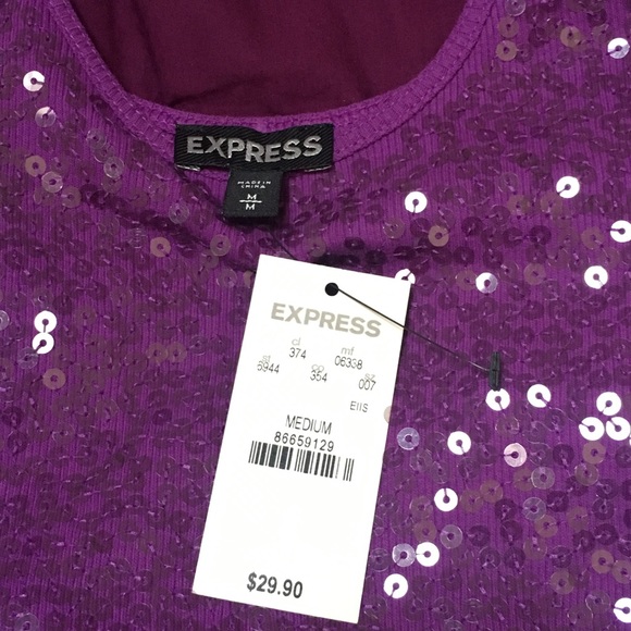 NWT Express sequin tank tops - Picture 2 of 5